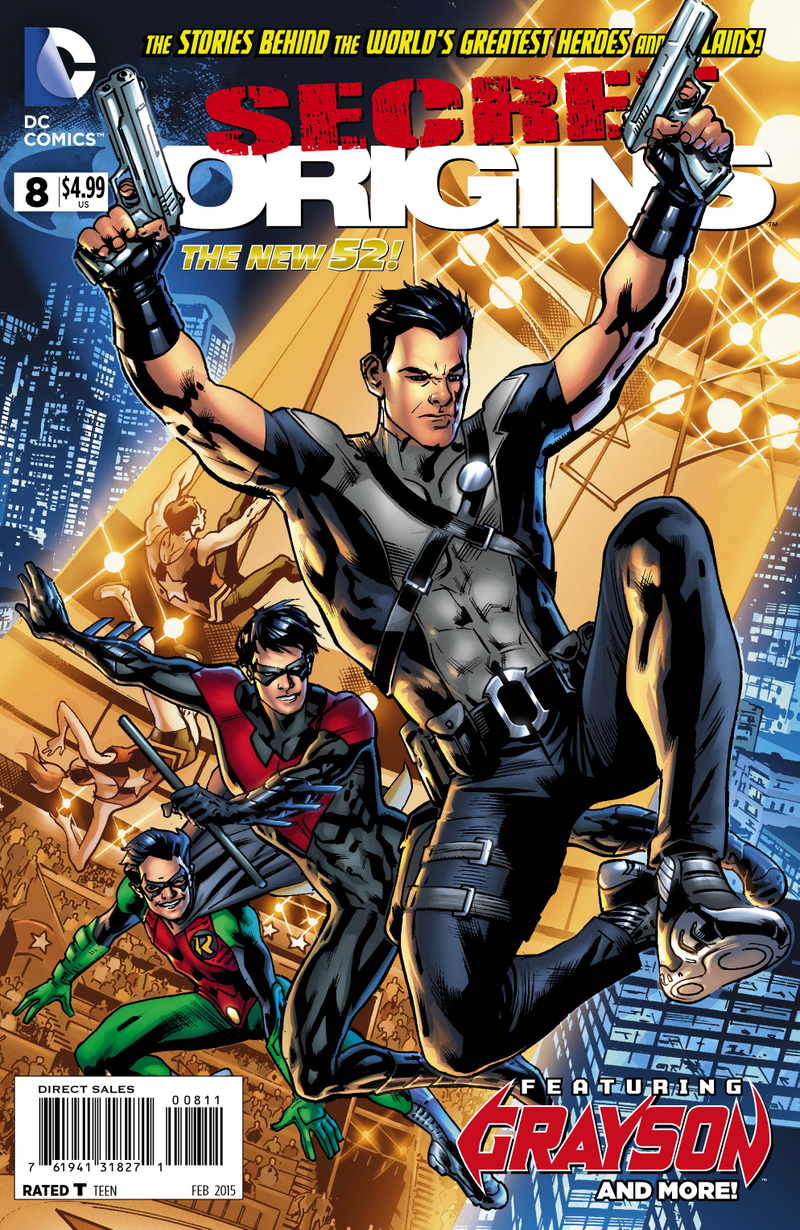 Illustration for article titled Exclusive DC preview: Grayson Annual and Secret Origins offer a double dose of Dick